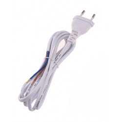 Flexo šňůra 2m 2x0,75mm2 Bílá