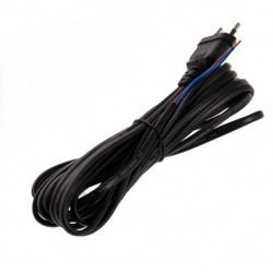 Flexo šňůra 3m 2x0,75mm2 Černá