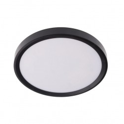 LED panel PANKA 40W CCT černé kulaté stropní