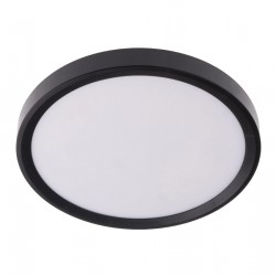 LED panel PANKA 50W CCT černé kulaté stropní