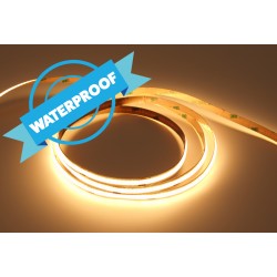 LED pásek 12V COB 8W zalitý - Teplá bílá